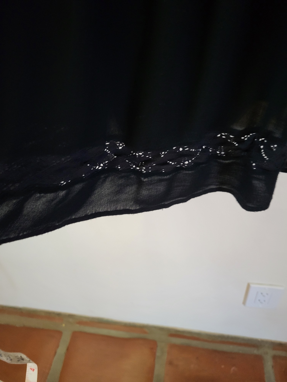 NATURAL LIFE Black Lace-Trim Sun Dress- XL - Picture 4 of 5